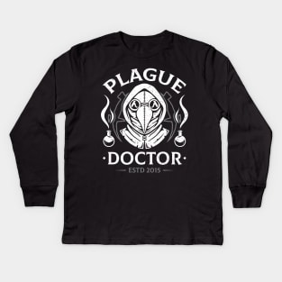 Darkest Plague Doctor Class Kids Long Sleeve T-Shirt